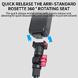 360 Swivel Tripod Head Adapter Magnetic Base for GOPRO 13 for DJI OSMO 360 ACTION5 PRO POCKET4 Insta360 Go3/Go3s Action Camera Bracket 10KG Load