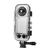 Invisible Case for Insta360 X3 X4 Waterproof Housing Cover for Insta 360 X4 Camera Case Underwater 60M Dive Shell Accessories