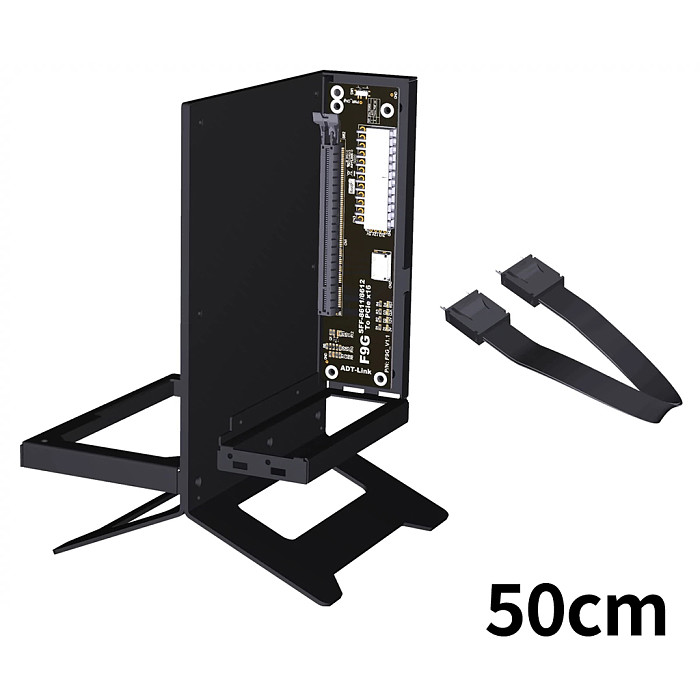 (ADT Link) F9G OCuLink Interface External Graphics Card Docking Station ATX Type Open PCIe 4.0 64Gbps Extension Cable ADT-F4Q