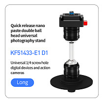 Magnetic Rechargeable Camera Mount 1/4 Quick Release 360° Damping For Action 5 Pro/GoPro 13/360 Go 3s