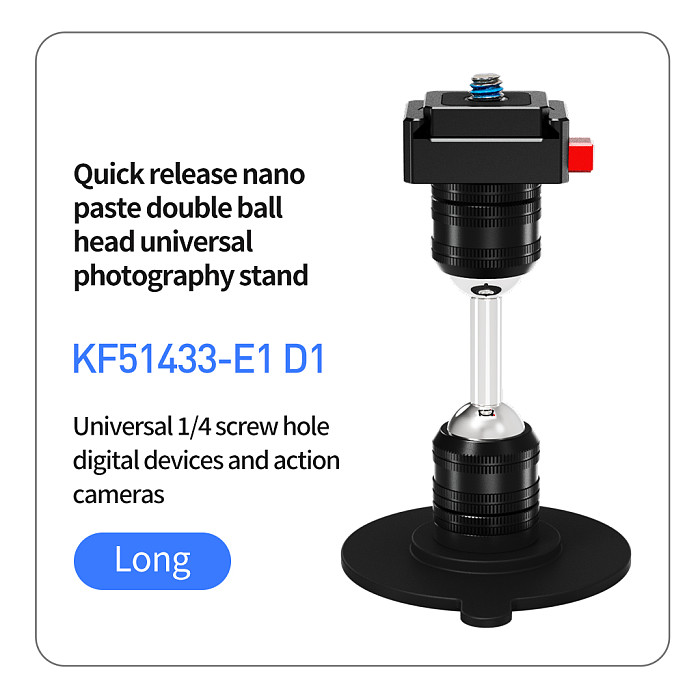 Magnetic Rechargeable Camera Mount 1/4 Quick Release 360° Damping For DJI OSMO 360 Action 5 Pro POCKET4/GoPro 13/360 Go 3s