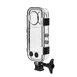 Invisible Case for Insta360 X3 X4 Waterproof Housing Cover for Insta 360 X4 Camera Case Underwater 60M Dive Shell Accessories