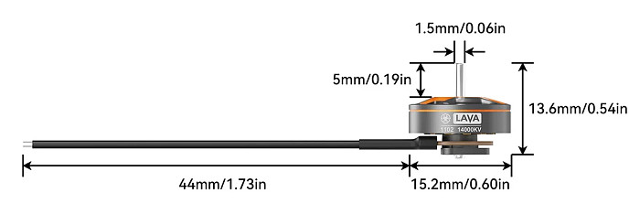 BetaFPV LAVA Series 1102 14000KV Brushless Motors 22mm 44mm 1611 1608 3 Paddle For Pavo Femto Brushless BWhoop Frame Drone Parts