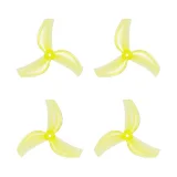 BETAFPV Gemfan 1611 3-Blade Propellers 1.5mm Center Hole Transparent Grey/Blue/Yellow Compatible With 0802-1102 Brushless Motors