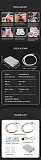 Drone Universal Phantom Light Strip for DJI NEO/AVATA2 Traverser Night Warning Luminous Strip (Button + Bluetooth Version)