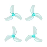BETAFPV Gemfan 1611 3-Blade Propellers 1.5mm Center Hole Transparent Grey/Blue/Yellow Compatible With 0802-1102 Brushless Motors