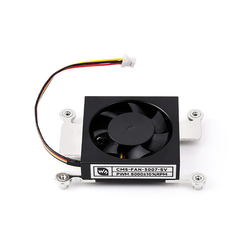 Cooling Fan For Raspberry Pi CM5 Heatsink Cooler Radiator 5V Low noise with heat conductive tape