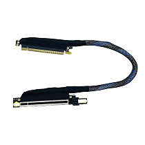 PCIE 5.0 X16 Server graphics card extension cable GEN5.0 Cord for AI Server Silver-plated Wire GPU Lossless 64GB\S