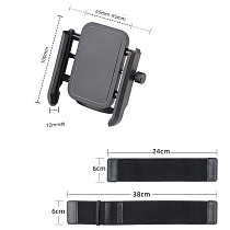 Wristband Phone Holder 360°Rotation Fixed bracket with Detachable Sports Armband for Mobile Phone