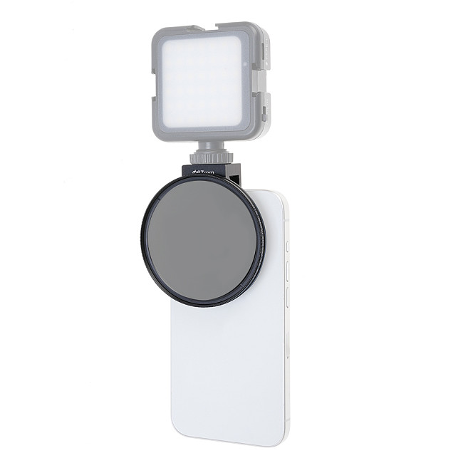 67mm Phone Filter Mount Lens Filter Adapter Phone Lens Filter Aluminum alloy metal clip for iPhone 16 15 14 Pro Pro Max