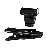 Magnetic suction Quick release cold Shoe to Shoulder strap clip for DJI Action 5pro 4 3 2 Sports camera quick install bracket