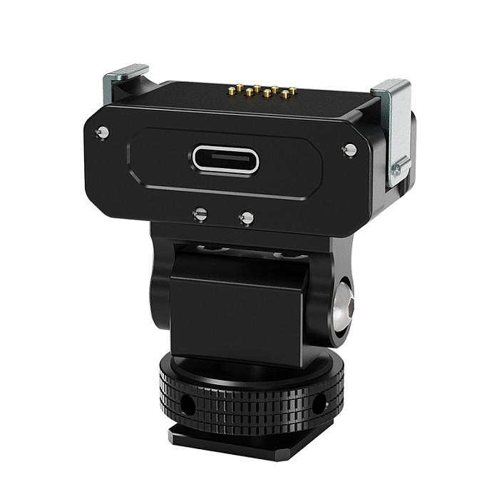 Magnetic Charging Quick release Cold Shoe Base Mount Adapter for Action 2 Sports camera magnetic quick install cold shoe bracket
