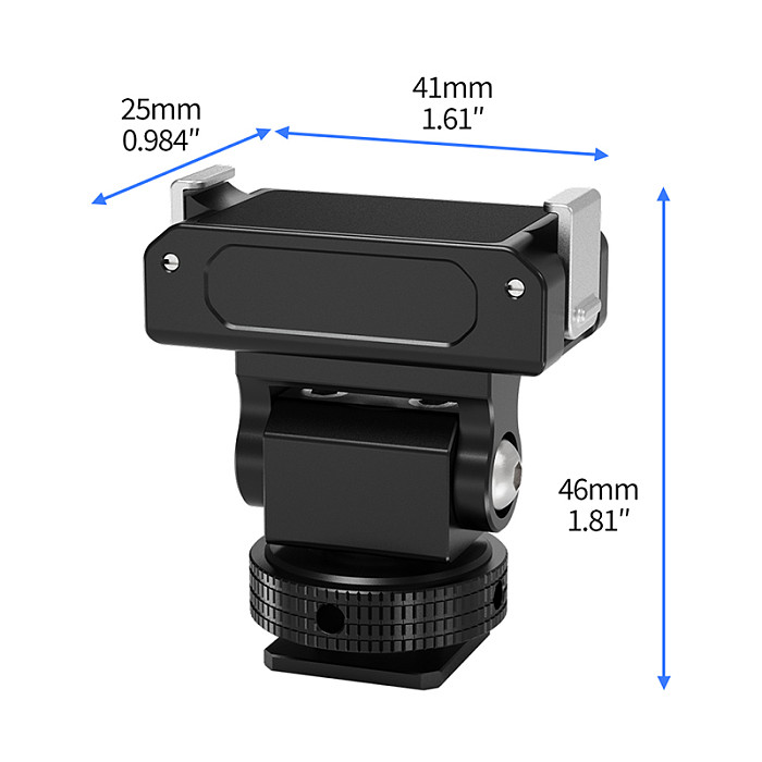 Magnetic Quick Install Cold Shoe Base Mount Adapter for DJI OSMO 360Action 5pro 4 3 2 Sports camera magnetic quick release cold shoe bracket