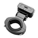 Action 2 Charging Type-c Magnetic quick loading bike clip Sports camera cycling stand Mount for DJI Action 5 pro 4 3 2 quick release bracket