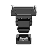 Magnetic suction Quick release cold Shoe to 1/4 Mount base for DJI Action 5pro 4 3 2 Sports camera quick install bracket for rabbit cage with 1/4 screw hole