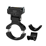 Action 2 Charging Type-c Magnetic quick loading bike clip Sports camera cycling stand Mount for DJI Action 5 pro 4 3 2 quick release bracket