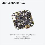 JMT GHF405AIO-HD 40A AIO Flight Controller F405 F4 Build-in OSD Blheli-S ESC 2-6S Lipo For RC FPV Toothpick Racing Drone
