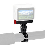 XT-XINTE Aluminum alloy camera magnetic charging quick release bike clip Handlebar mounting bracket Sports camera cycling accessories for insta360 GO3/GO3S