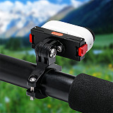 XT-XINTE Aluminum alloy camera magnetic charging quick release bike clip Handlebar mounting bracket Sports camera cycling accessories for insta360 GO3/GO3S
