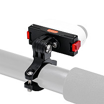 Aluminum alloy camera magnetic charging quick release bike clip Handlebar mounting bracket Sports camera cycling accessories for insta360 GO3/GO3S