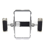 Universal Smartphone Video Rig with Dual Handles Phone Cage Photography Aluminum Case Stabilizer for Video Recording Filmmaking