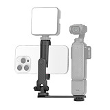 For DJI Pocket 3 One Word Crossbar Bracket Cell Phone Fixed Cold Boot Clip Expansion Adapter Bracket