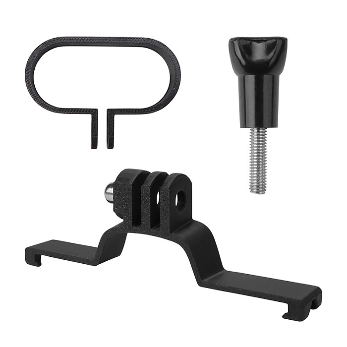 CQT For DJI NEO Drone Expansion Mounting Bracket Shadowstone GO3/3S Sports Camera Horizontal and Vertical Shooting Bezel (Upper Expansion + GO3/3S Expansion Frame (Horizontal-Black))