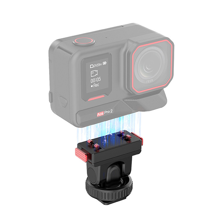 Magnetic Adapter Base Mount Magnetic Adapter Mount Quick Release Action Camera Tripod Adapter Mount Plate for Insta360 Ace Pro 2