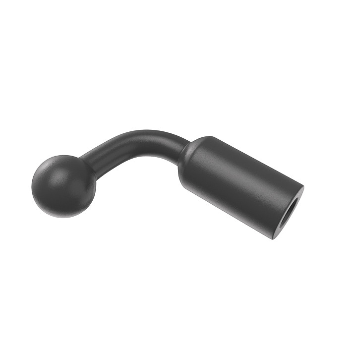 17mm/17.5mm BallHead Adapter for Phone Bracket Holder 1/4 Thread+D88 D66 D43 Magnet Base Rubber Covered 1/4 Screw Hole For Phone