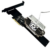 PCIe 5.0 x4 to M.2 for NVME SSD Adapter Card Compatible with Gen3/Gen4/Gen5 M.2 to PCI Express 4x Converter