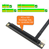 M.2(NGFF) Dual Key A-E To PCI-E 16X Adapter Cable 270 Degree Support M.2 Socket With Type 2230