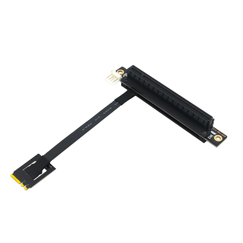 M.2(NGFF) Dual Key A-E To PCI-E 16X Adapter Cable 270 Degree Support M.2 Socket With Type 2230