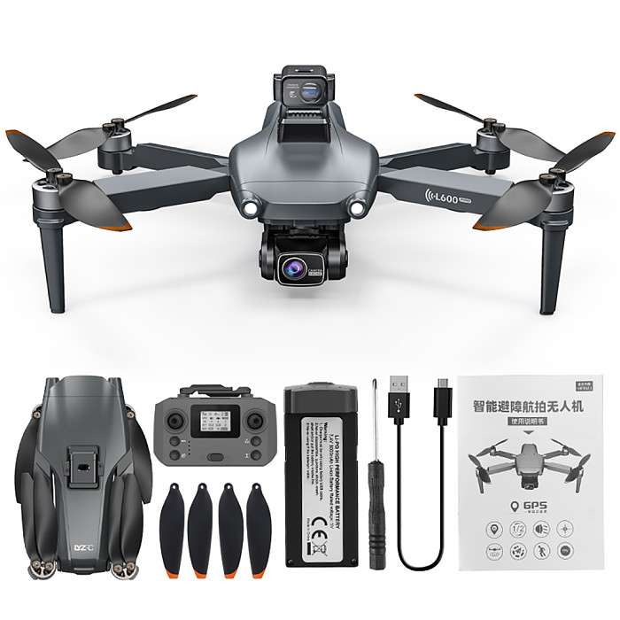 LYZRC L600 PRO GPS Drone 4K Professional 5G WIFI Aerial Photography Aircraft Brushless Motor Foldable RC Quadcopter Drones