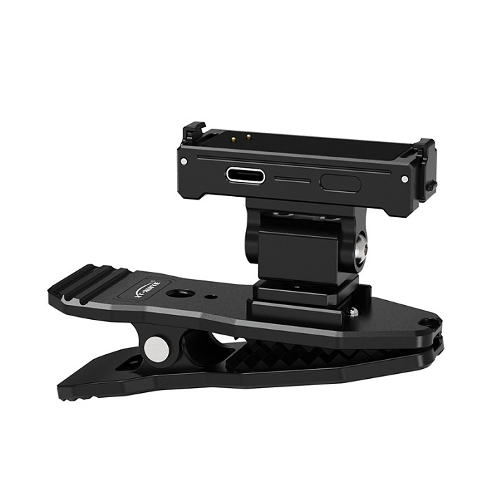 XT-XINTE Quick release Charging bracket Base Adapter Magnetic Fix Mount Expansion with Shoulder strap clip for Insta360 GO 3S / 3 Sports camera