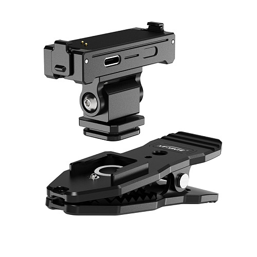 XT-XINTE Quick release Charging bracket Base Adapter Magnetic Fix Mount Expansion with Shoulder strap clip for Insta360 GO 3S / 3 Sports camera