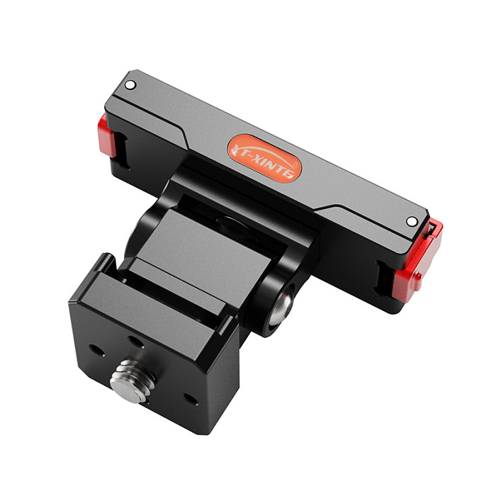 XT-XINTE Sports camera Magnetic Charging quick release bracket Base Adapter with 1/4 Cold Shoe Fix Mount Expansion for Insta360 GO 3S / 3  1/4 screw hole DSLR rabbit cage