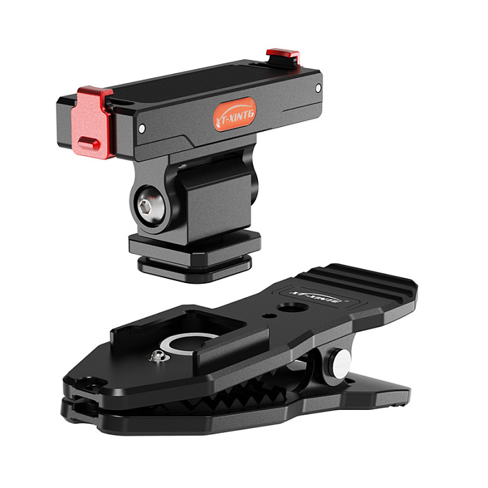 XT-XINTE Quick release Charging bracket Base Adapter Magnetic Fix Mount Expansion with Shoulder strap clip for Insta360 GO 3S / 3 Sports camera