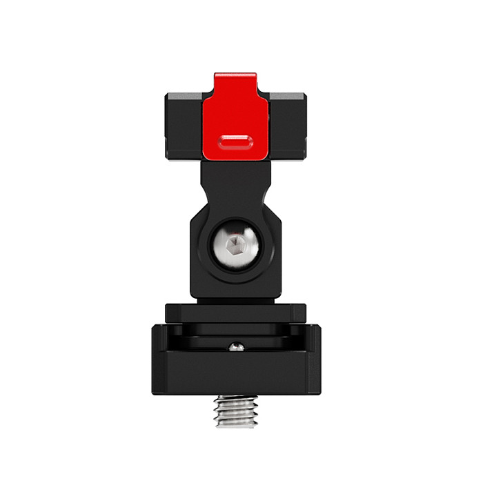 XT-XINTE Sports camera Magnetic Charging quick release bracket Base Adapter with 1/4 Cold Shoe Fix Mount Expansion for Insta360 GO 3S / 3  1/4 screw hole DSLR rabbit cage