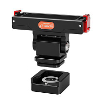 XT-XINTE Sports camera Magnetic Charging quick release bracket Base Adapter with 1/4 Cold Shoe Fix Mount Expansion for Insta360 GO 3S / 3  1/4 screw hole DSLR rabbit cage