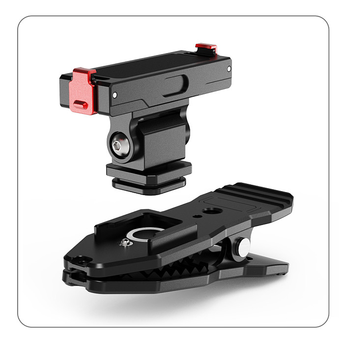 Aluminum Alloy Magnetic Quick Release Charging Base Adapter with 1/4 Thread Cold Shoe Mount for Insta360 GO 3S/GO3 Camera Accessories