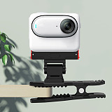 Aluminum Alloy Magnetic Quick Release Charging Base Adapter with 1/4 Thread Cold Shoe Mount for Insta360 GO 3S/GO3 Camera Accessories