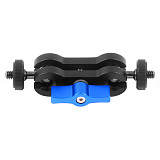 For GoPro13 BGNING Multi-Function Dual Ball Head Hot Shoe 1/4  Tripod Magic Arm Mount Adapter DSLR Camera Accessory for Monitor LED Light