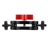For GoPro13 BGNING Multi-Function Dual Ball Head Hot Shoe 1/4  Tripod Magic Arm Mount Adapter DSLR Camera Accessory for Monitor LED Light