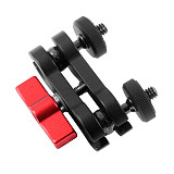 For GoPro13 BGNING Multi-Function Dual Ball Head Hot Shoe 1/4  Tripod Magic Arm Mount Adapter DSLR Camera Accessory for Monitor LED Light