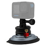 XT-XINTE 4 Inch Aluminum Car vacuum suction cup Camera Mount for DJI OSMO 360 POCKET 3/POCKET4 / action 5pro / Insta360 X4 / GOPRO 13 Sports Camera