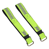 2pcs High-Strength Anti Skid Woven Lipo Battery Strap 20X260mm Fluo Yellow for FPV Freestyle Drone DIY RC Drone Accessories