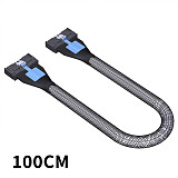 ADT-Link PCIe 4.0 x16 MCIO Graphics Card Split Extension Riser Cable GEN4 PCI-E X16 to One-to-Two X8 Split Adapter Card SFF-TA-1016