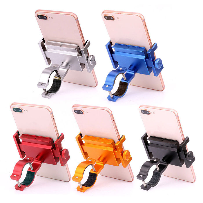 XT-XINTE Rotatable CNC Bike Motorcycle Aluminum Phone Bracket Handlebar Mount Holder Color Random