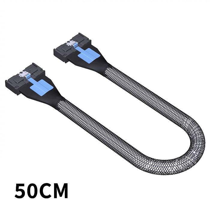 ADT-Link PCIe 4.0 x16 MCIO Graphics Card Split Extension Riser Cable GEN4 PCI-E X16 to One-to-Two X8 Split Adapter Card SFF-TA-1016