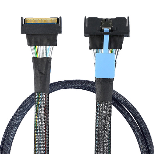 Slimline SAS MCIO SFF-8654 8I 5.0 74P PCIe to MCIO 8654 Connection Cable server adapter Cord